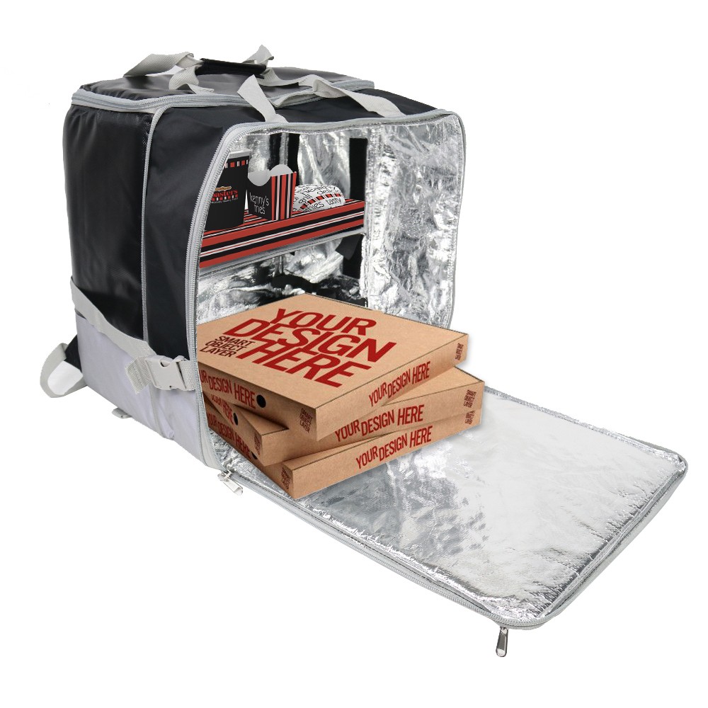 Bom/One-Stop Service Fast Food Bag Box Pizza Delivery Bags