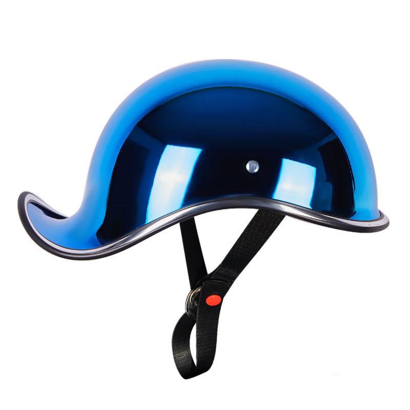 Casque demi-coque moto casque demi-coque pour adultes hommes femmes
