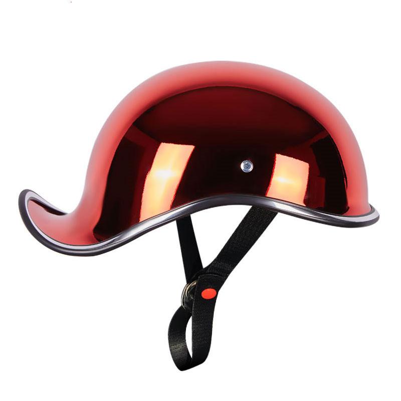 Casque demi-coque moto casque demi-coque pour adultes hommes femmes
