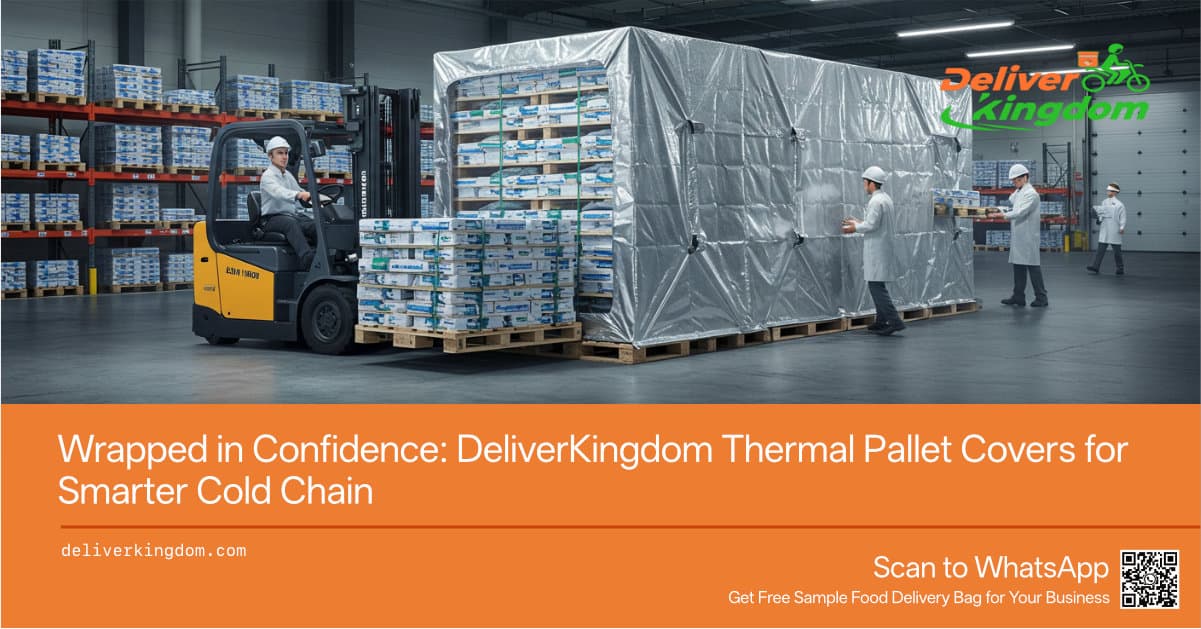 Enveloppé en toute confiance : Housses de palettes thermiques DeliverKingdom pour une chaîne du froid plus intelligente