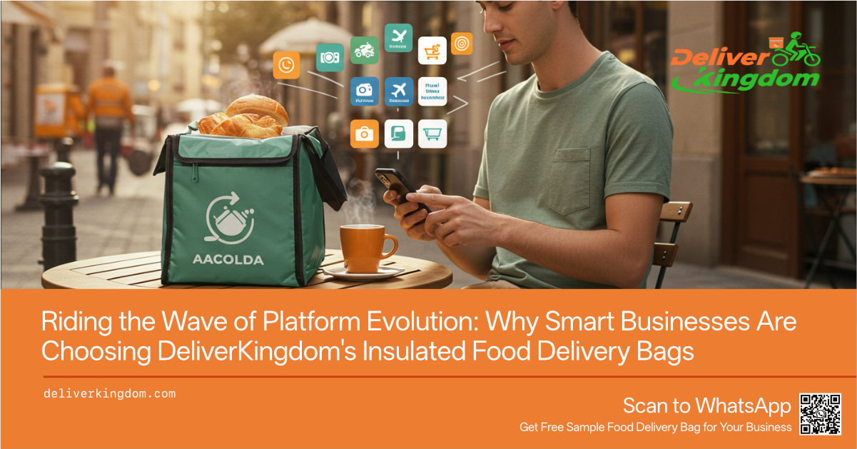 Surfer sur la vague de l'évolution des plateformes : pourquoi les entreprises intelligentes choisissent les sacs de livraison de repas isolés de DeliverKingdom