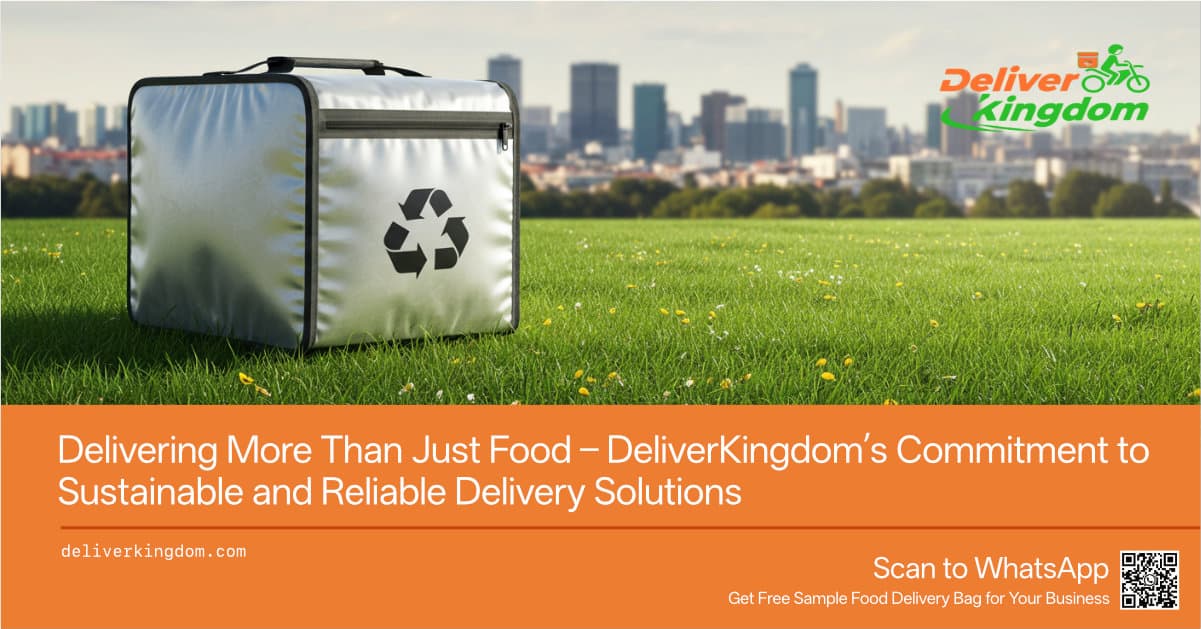 Livrer plus que de la nourriture : l'engagement de DeliverKingdom pour des solutions de livraison durables et fiables