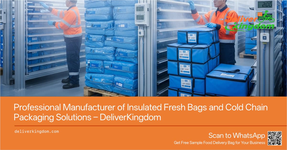 DeliverKingdom, fabricant professionnel de sacs isothermes pour produits frais et de solutions d'emballage pour la chaîne du froid