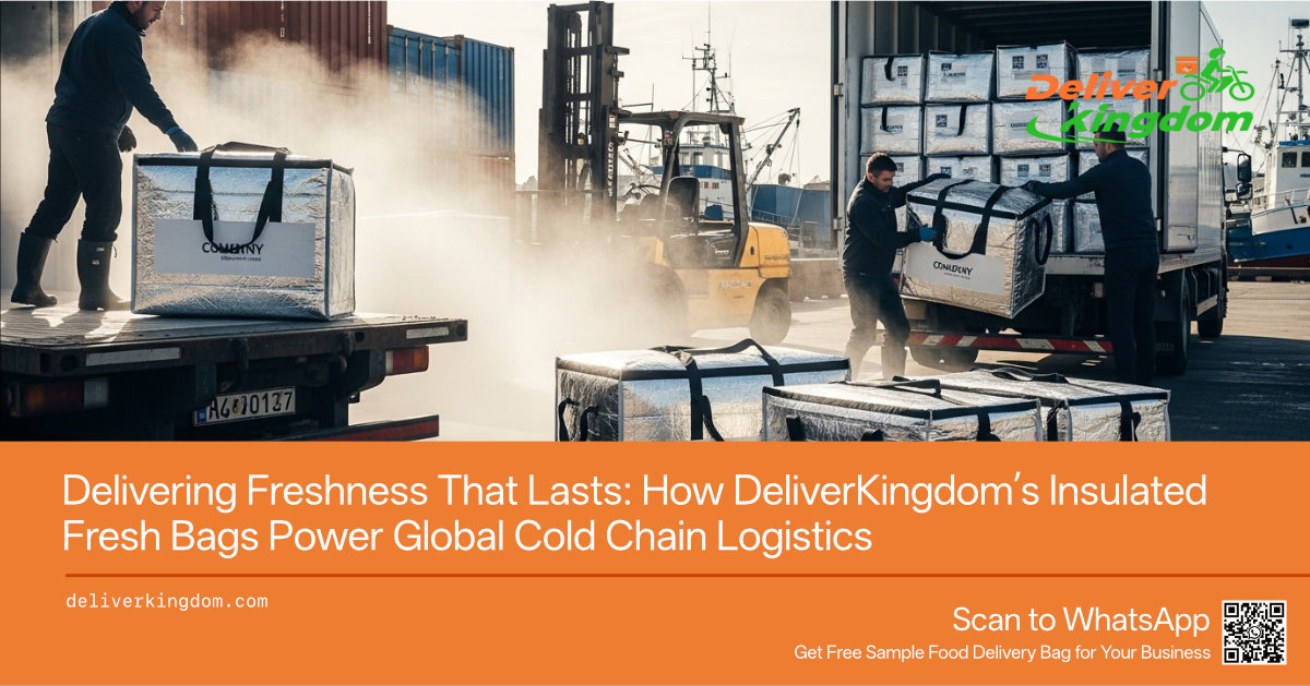 Garantir une fraîcheur durable : comment les sacs isothermes DeliverKingdom optimisent la logistique mondiale de la chaîne du froid