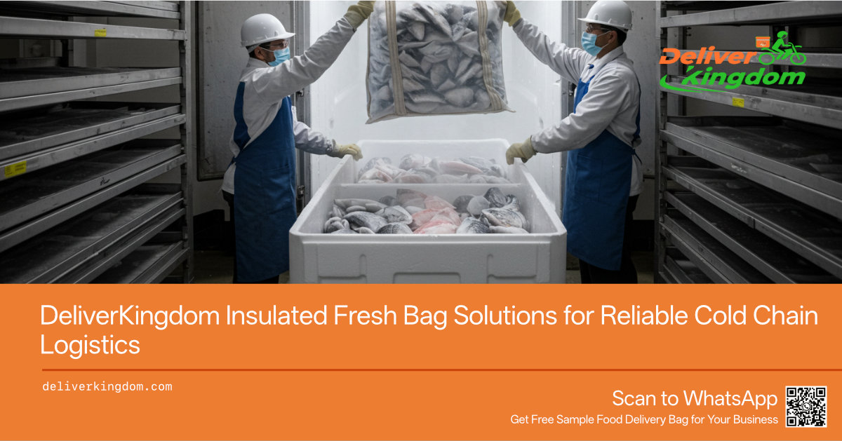 Solutions de sacs fraîcheur isothermes DeliverKingdom pour une logistique fiable de la chaîne du froid