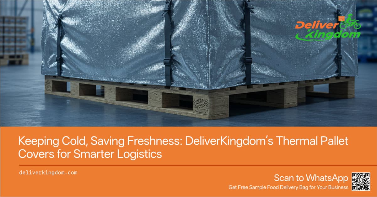 Garder au frais, préserver la fraîcheur : les housses de palettes thermiques DeliverKingdom pour une logistique plus intelligente
