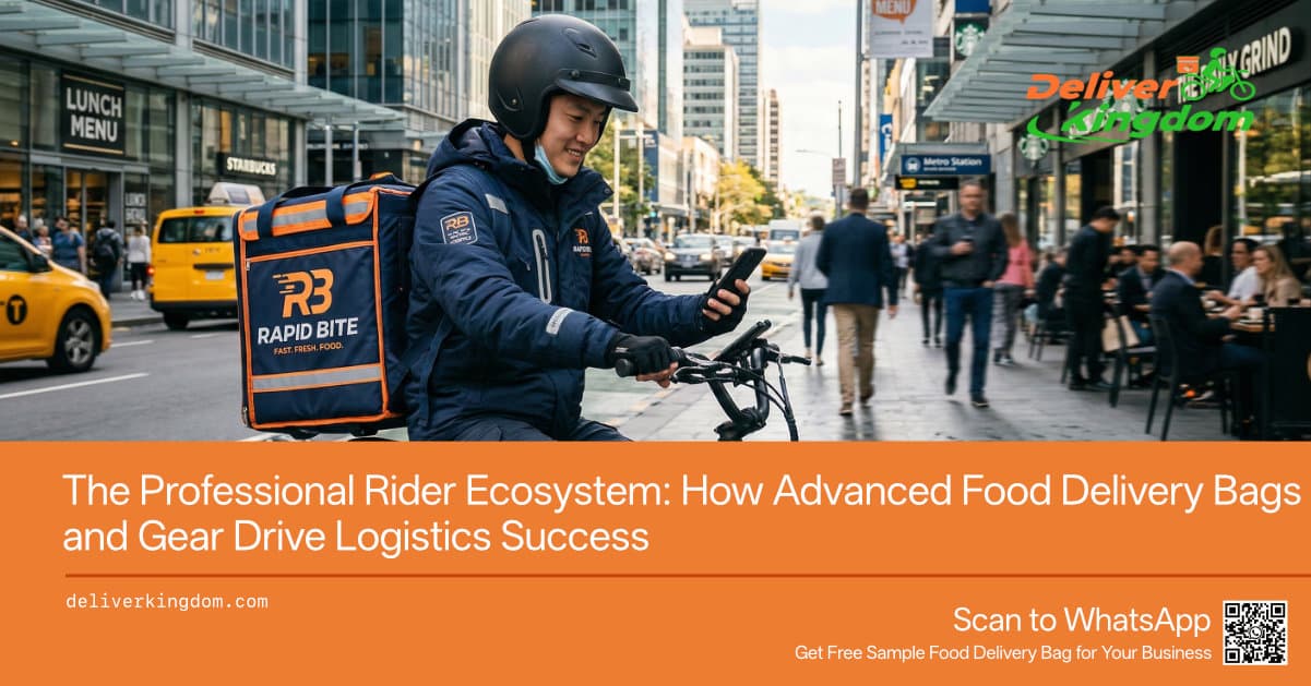L'écosystème des livreurs professionnels : comment les sacs et équipements de livraison de repas de pointe contribuent au succès logistique