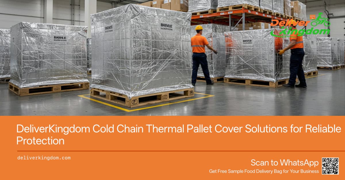 Housses de protection thermiques DeliverKingdom pour palettes et chaînes du froid pour une protection fiable